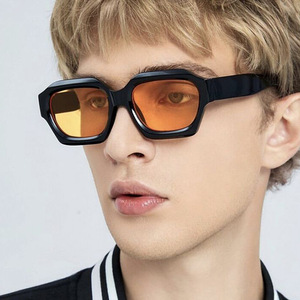 New Fashion Simple Polygonal Square <b>Sunglasses</b> Women Men Vintage Retro Cool Colorful <b>SunGlasses</b> - Product Image 1