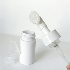 Botellas de Espuma de Plástico PET con Cabezal de Cepillo, Recargables, Tipo Presión, Envases Espumadores para Cosméticos, Lavado Facial, Impresión Serigrafiada - Product Image 5