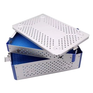 Nueva Caja de Acero Inoxidable para Instrumentos Quirúrgicos de Doble Capa, Esterilizada a Alta Temperatura, para Uso Hospitalario, de Mahfooz Instruments - Product Image 2