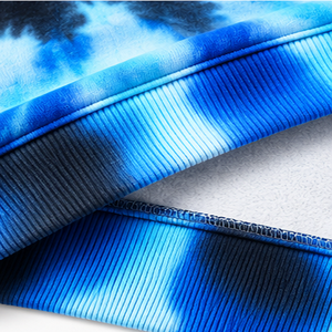 เสื้อสเวตเชิ้ตผู้หญิงลายมัดย้อม ทรงลำลอง ผ้าฝ้าย 100% ผลิตตามสั่งจากโรงงาน คุณภาพพรีเมียม ผ้าเนื้อดี ออกแบบคอเสื้ออย่างมีสไตล์ - Product Image 6