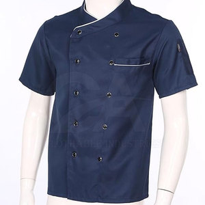 เสื้อเชฟปักลายตามสั่งสำหรับร้านอาหาร เสื้อเชฟสำหรับทุกเพศ เสื้อเชฟกันยับสำหรับบริการจัดเลี้ยงโรงแรม - Product Image 3