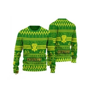 Chi Eta Phi Gray Yellow Letter <b>Fleece</b> <b>Zipper</b> Pullover Sweatshirt Crew Neck Regular Fit Knitted Cotton Men Casual Winter Wear - Product Image 6