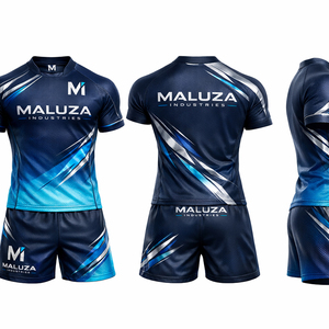 ชุดยูนิฟอร์มรักบี้ฤดูร้อนแบบกำหนดเองของ OEM พิมพ์ลายแบบ Sublimated เต็มตัว ระบายอากาศได้ดี ป้องกันแบคทีเรีย แห้งเร็ว เสื้อเจอร์ซีย์รักบี้พร้อมกางเกงขาสั้น - Product Image 6