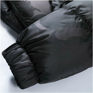 Veste matelassée coupe-vent épaisse et écologique en camouflage streetwear personnalisée pour le printemps - Product Image 3