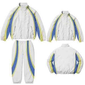 Branded Custom Wholesale Nylon Windbreaker Two Piece Sets Women's Quick Dry Breathable Eco-Friendly Stand 2026 <b>Running</b> Knitted - Product Image 3