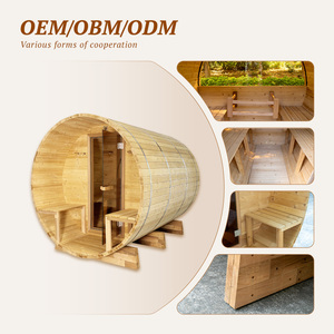 Sauna extérieur certifié CE, norme européenne, avec véranda |   Smart WiFi |   Haute efficacité énergétique pour les centres de <span class=keywords><strong>spa</strong></span> néerlandais - Product Image 5