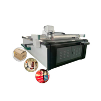 Ompetitive-plóter de caja de cartón, cortador de cama plana con pegatinas de cocomelón, cortador cnc