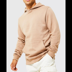 Sweat-shirts à capuche Hip Hop de luxe OEM personnalisés, 100% coton molletonné épais 360g, coupe oversize, épaules tombantes, coupe classique, vierges pour hommes - Product Image 4