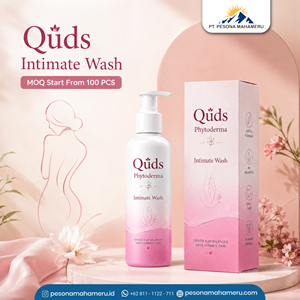 Nettoyant intime Quds Phytoderma pour l'hygiène féminine, soin quotidien doux et équilibré au pH - Product Image 1