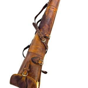Handmade Leather MOLLE Medium Firmness Shooting Case Scabbard Gun <b>Sling</b> Custom Slip Bag with Shoulder Strap for Hunting - Product Image 1