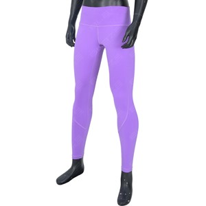 Contrast <b>Stitch</b> Solid Pattern Yoga <b>Leggings</b> with Pockets Elastic Waist Pants Style - Product Image 1