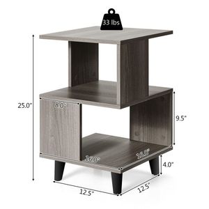 Set di 2 Comodini Moderni in Legno con Gambe per Soggiorno - Product Image 6