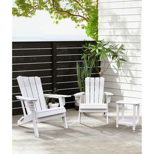 Tavolino da Esterno a 2 Ripiani con Vano Portaoggetti, Piano Resistente alle Intemperie - Product Image 2