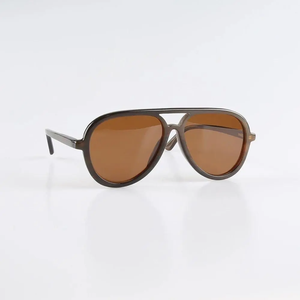 Gafas de Sol de Cuerno Talladas a Mano de Primera Calidad, Ecológicas, con Patillas de Madera, Cuerno de Búfalo Natural para Hombre y Mujer - Product Image 2
