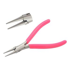 Round Nose Plier 125mm Smooth Jaws Without Spring & PVC Handles Joint <b>Box</b> Jewelry Making DIY Crafts Needle Round Nose Pliers - Product Image 1