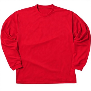 Wholesale Men's O-Neck Long Sleeve Running <b>Tshirt</b> Quick Dry 100% <b>Polyester</b> High Quality Regular Fit Customizable Logo Hip Hop - Product Image 1