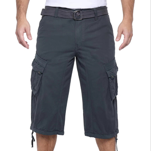 Wholesale Custom Logo Plus Size Men Shorts Summer Pocket Baggy Denim Shorts Men Vintage Fashion Men Cargo Shorts - Product Image 2