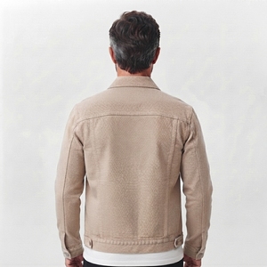 High Quality <b>Men</b> <b>Denim</b> <b>Jacket</b> Comfortable Everyday <b>Denim</b> Outerwear with OEM Service Custom Branding Manufacturer Solutions - Product Image 6