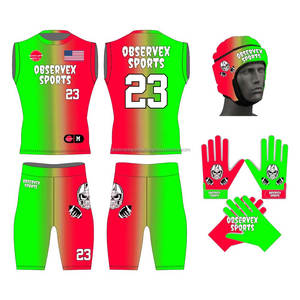 Uniforme de Entrenamiento de Fútbol Americano 7v7, Conjunto de Compresión 7V7, Camisetas 100% Poliéster Antibacterianas - Product Image 1