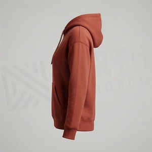 Wholesale Custom Pullover Hoodie Women Long Sleeve Cotton <b>Drop</b> Shoulder Winter Logo Printed Hooded Collar Sweatshirt - Product Image 3