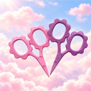 Cute Flower Embroidery Scissors Stainless Steel Sharp Tip Sewing <b>Thread</b> <b>Cutter</b> Needlework Accessories Supplier - Product Image 1