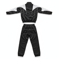 Ensemble de survêtement coupe-vent pour homme, réfléchissant, personnalisé, OEM, vente en gros