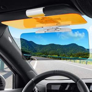 Yellow <b>Car</b> Windshield Glare Filter Film Heat Insulation <b>Sun</b> Block Privacy <b>Visor</b> for Night Driving - Product Image 4
