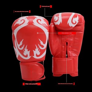 Gants de boxe personnalisés de qualité supérieure 2026, gants de boxe MMA en cuir PU, gants d'entraînement professionnels à prix de gros OEM - Product Image 4