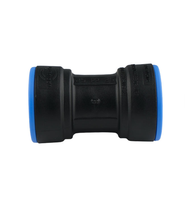 Raccords de tuyauterie à connexion rapide, installation rapide en une étape, haute pression, surface lisse, compatibles avec les tuyaux HDPE PE et PVC DN 20-32