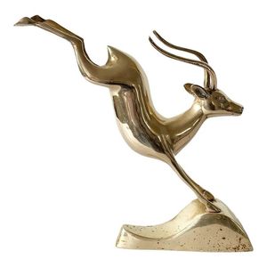 Elegante Escultura de Latón, Adorno Decorativo Artístico para Mesa de Centro, Dormitorio, Sala de Estar y Recepción de Oficina - Product Image 1