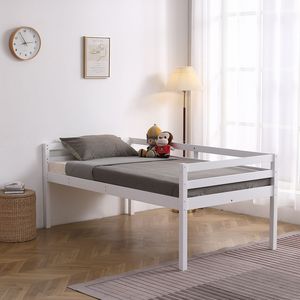 Sponda di Sicurezza per Letto per Bambini, per Scale, Gambe Corte, Design a Doppio Strato Separabile, in Pino, Misura Twin - Product Image 6