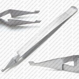 Dental Orthodontic <b>Bracket</b> Placement Tweezers De-Bonding Small End Stainless Steel Orthodontic Instrument for Braces Removal - Product Image 5