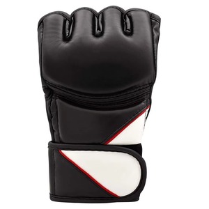Direct Manufacturer's Premium Quality Customized High-End MMA Kickboxing PU Leather Gloves Laced Adjustable <b>Strap</b> Outdoor - Product Image 3