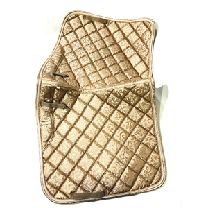 Tapis de selle d'équitation multi-usages personnalisés en coton avec doublure en maille antidérapante et sangle de contention pour chevaux de dressage et de course - Product Image 3