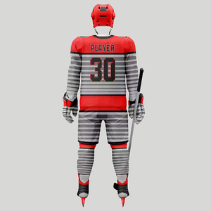 Pantalones de Hockey sobre Hielo Personalizados de Primera Calidad, Ecológicos, Ligeros, Transpirables, de Poliéster, para Hombres Adultos, Servicio OEM, Uniforme de Hockey - Product Image 2