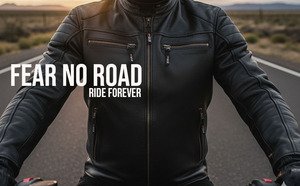 Blouson de moto unisexe en cuir de buffle naturel, protection CE, respirant, séchage rapide, pour l'hiver, cruiser, touring, moto, marron - Product Image 6
