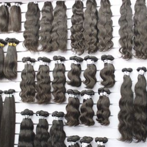 Extensions et perruques de cheveux humains vierges Remy ondulés, style sud-indien, avec closure en dentelle HD, en paquet, double trame machine, toutes couleurs - Product Image 3