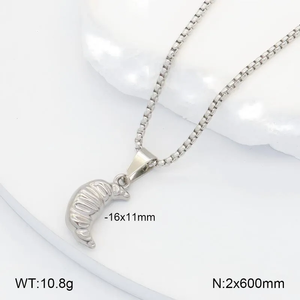 Pendentif de Noël classique en forme d'animal pour collier, en acier inoxydable 304 avec finition plaquée or 18 carats, avec chaîne maille forçat - Product Image 1