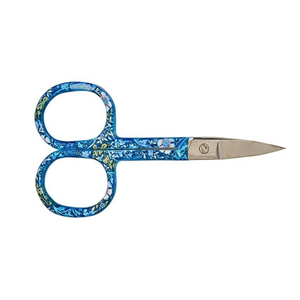 Ciseaux à sourcils professionnels en acier inoxydable personnalisés, couleur plasma noire, légers, écologiques et réutilisables – Meilleures ventes - Product Image 6