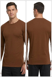 Hospital <b>Scrub</b> Shirt Long Sleeve Under-<b>scrub</b>-Knitted 100%Polyester Medical Hospital Under-<b>scrub</b> <b>Top</b> - Product Image 5