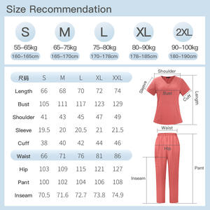 Ensemble de blouses médicales pour médecins et infirmières, coupe ample confortable, tailles plus grandes disponibles, plusieurs couleurs au choix, tricoté pour femmes - Product Image 4