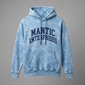 เสื้อฮู้ดดี้ผู้ชายทรงโอเวอร์ไซส์ ผ้าฟลีซหนา 430gsm สีสันตามสั่ง ล้างสีแบบแอซิดวอช ผ้าฝ้ายวินเทจ ระบายอากาศได้ดี แห้งเร็ว - Product Image 2