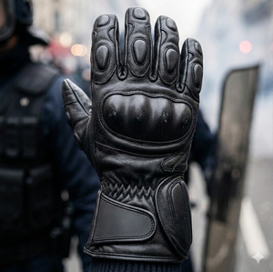 Guantes de Cuero de Uso General de 9 oz, Resistentes a Cortes, Pinchazos, Antideslizantes y Anti-Impactos, con Protección Completa para los Dedos - Product Image 5