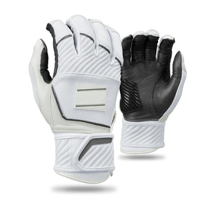 Gants de frappe de baseball professionnels unisexes en cuir de chèvre, design personnalisé avec logo, cuir pleine fleur, dernière collection. - Product Image 2