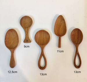 ช้อนไม้เวียดนามสำหรับผสมสลัด ใช้เสิร์ฟ อุปกรณ์ครัว ทำด้วยมือ เป็นมิตรกับสิ่งแวดล้อม - Product Image 4