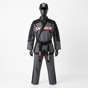 Ventes en gros de kimonos de Jiu-jitsu personnalisés / Combinaisons Bjj Gi, combinaisons de Jiu-jitsu brésiliennes, uniformes de judo gris, uniformes d'arts martiaux, uniformes de taekwondo - Product Image 1