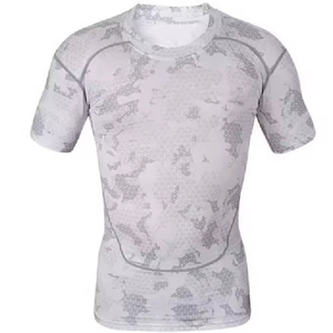 T-shirt de sport pour homme respirant, vêtements de sport pour la salle de sport, entraînement, vêtements de sport quotidiens, t-shirt d'entraînement pour homme, séchage rapide - Product Image 1