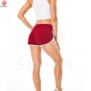 <b>Women's</b> Premium Breathable Quick Dry Mid Waist Athletic Workout <b>Shorts</b> with Hidden Phone Pocket Stretch <b>Compression</b> Inner <b>Shorts</b> - Product Image 2