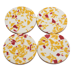 Classic 5mm Eco-Friendly Handmade Resin Coasters-Rectangle Shape Modern Design 4x4 Inches Customizable Multiple Color Options - Product Image 5