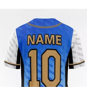 Maillot de baseball sublimé pour hommes, impression numérique personnalisée, uniforme d'équipe, respirant, séchage rapide, pour l'entraînement - Product Image 6